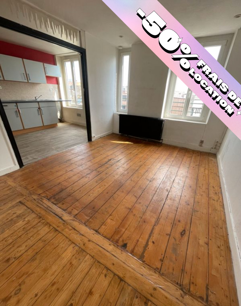 
                                                Location
                                                 Duplex de 50 m2 lumineux proche gare Jean Lebas à Roubaix - 3592824