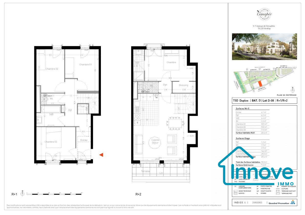 
                                                Vente
                                                 DUPLEX NEUF