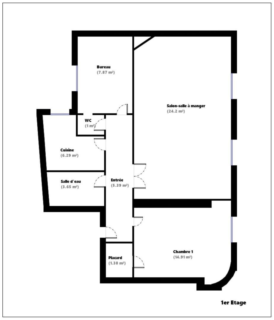 
                                                Vente
                                                 EXCLUSIVITE APPARTEMENT 3 PIECES