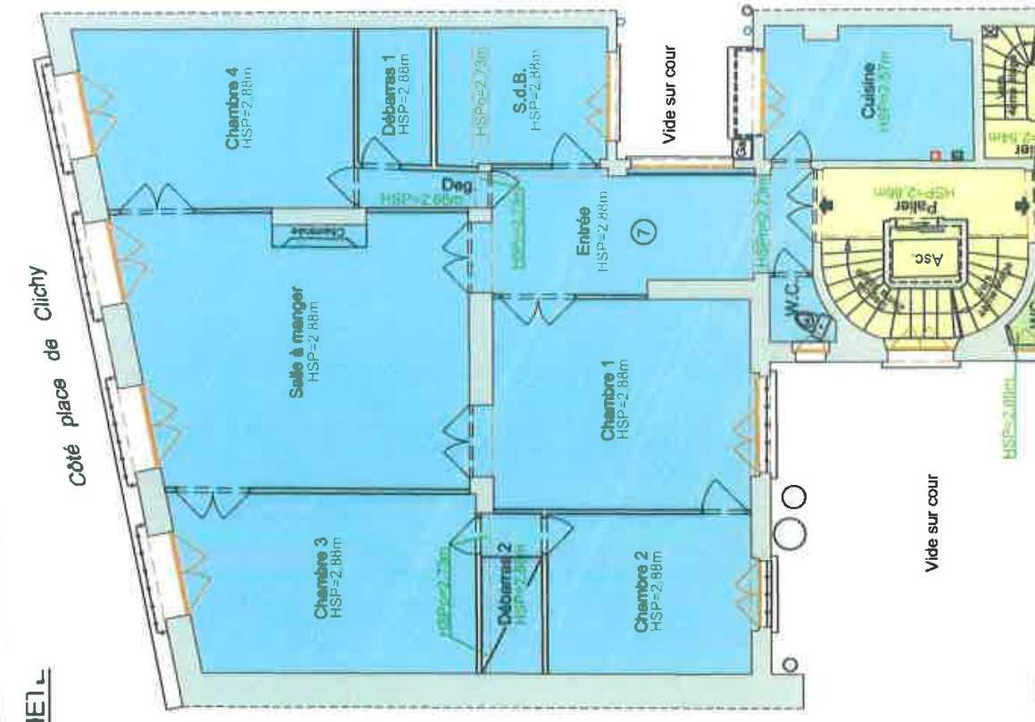 
                                                Vente
                                                 EXCLUSIVITÉ – Appartement 5 pièces - Pl de Clichy