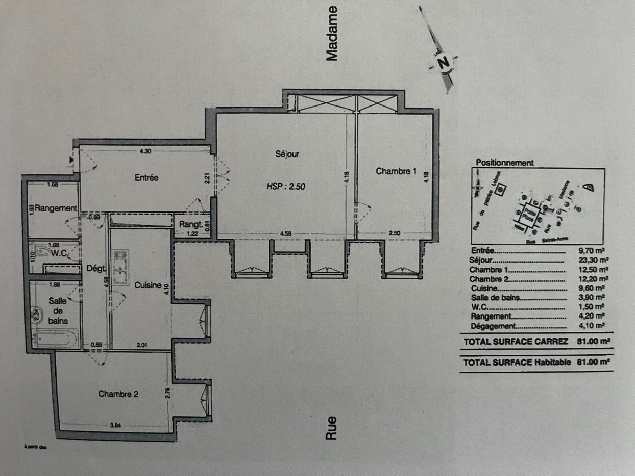 
                                                Vente
                                                 Exclusivité- Beau 3P - Versailles chateau