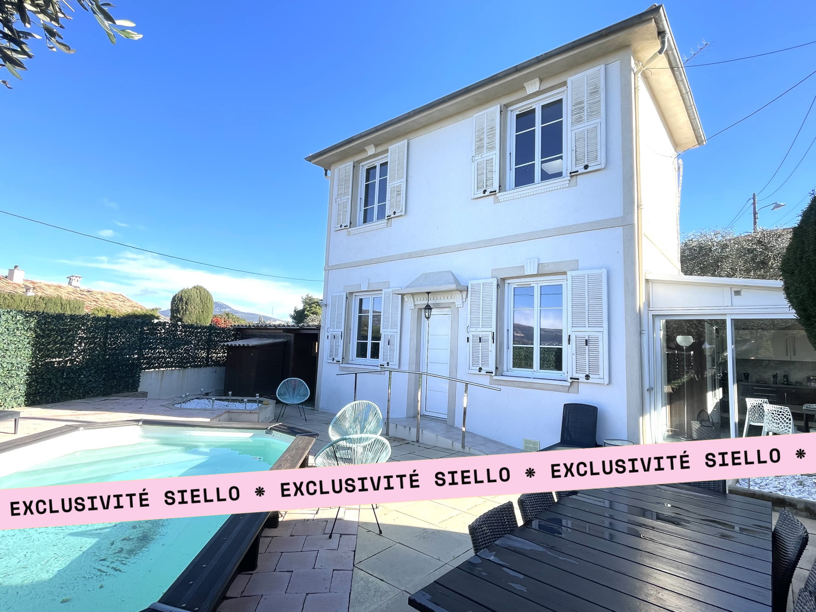 
                                                Vente
                                                 EXCLUSIVITE - NICE ST ANTOINE DE GINESTIERE - Villa individuelle - 3 pièce(s) - Terrain 307m2