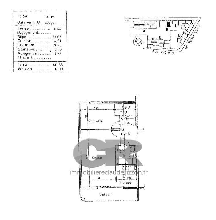 
                                                Location
                                                 f2 avec balcon + parking - place des vosges/hopital central