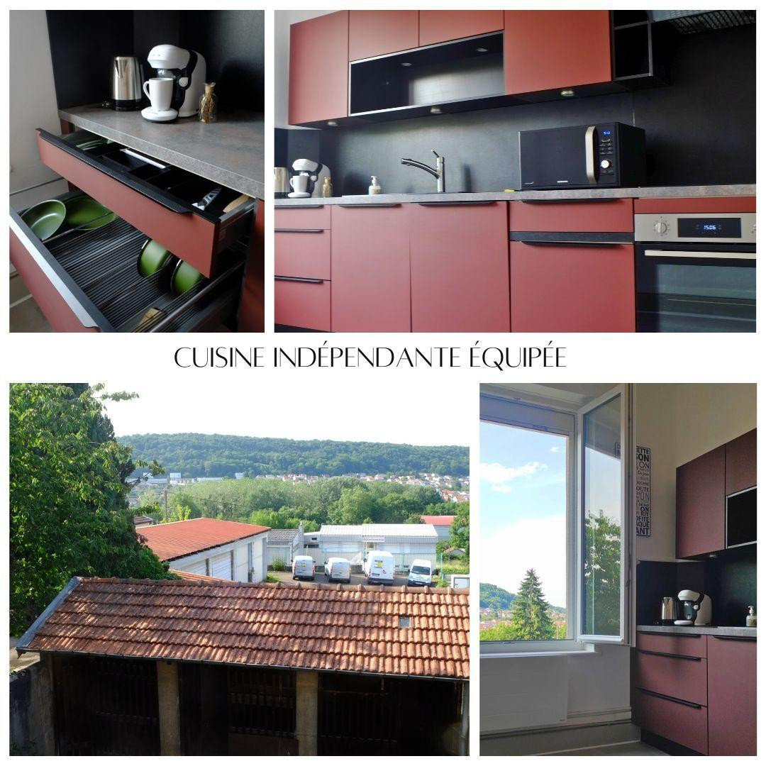 
                                                Location
                                                 F2 meublé refait à neuf – Vue vallée de la Moselle