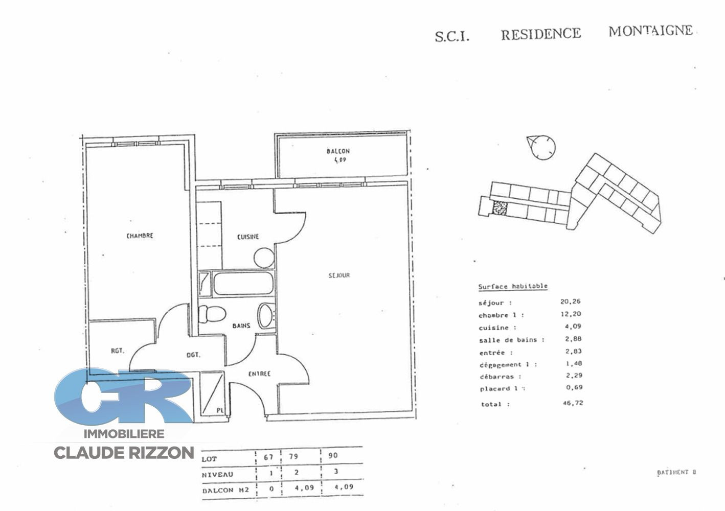 
                                                Vente
                                                 FAC DE SCIENCES - F2 loué à vendre