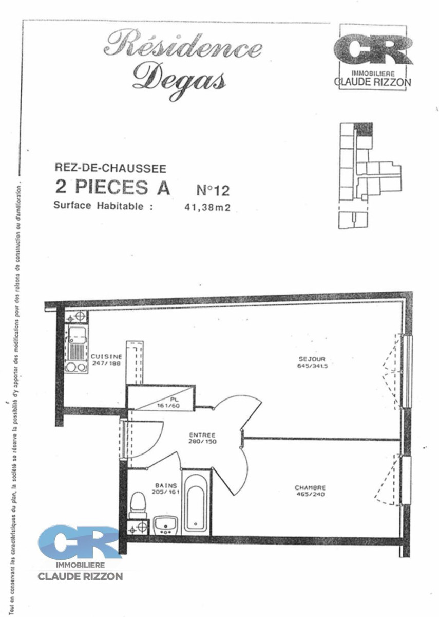 
                                                Vente
                                                 FAC DE SCIENCES - F2A à vendre