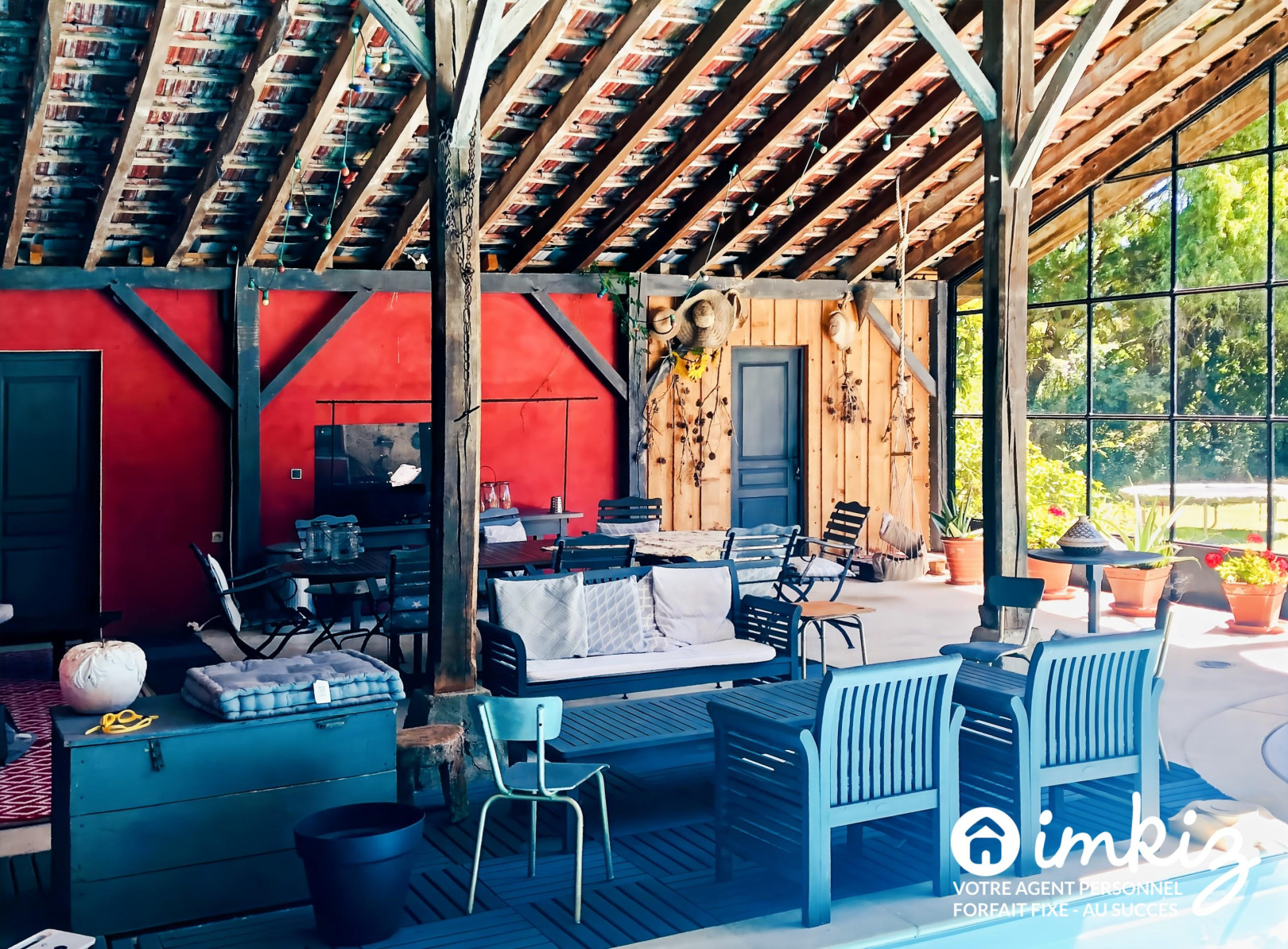 
                                                Vente
                                                 Ferme rénovée 355 m² piscine et dépendances