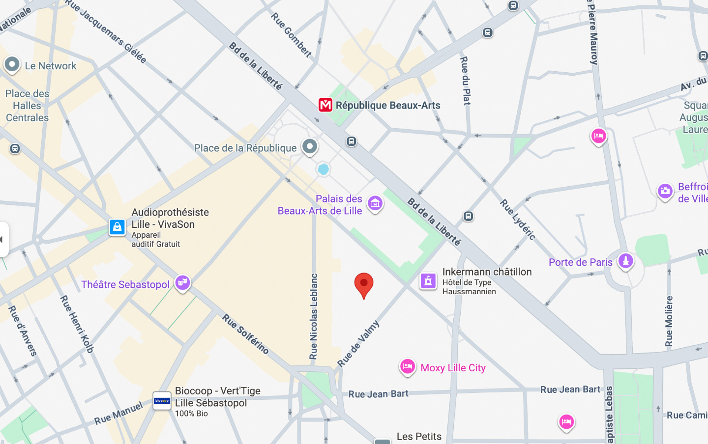 
                                                Location
                                                 Garage fermé sécurisé - Rue de Valmy