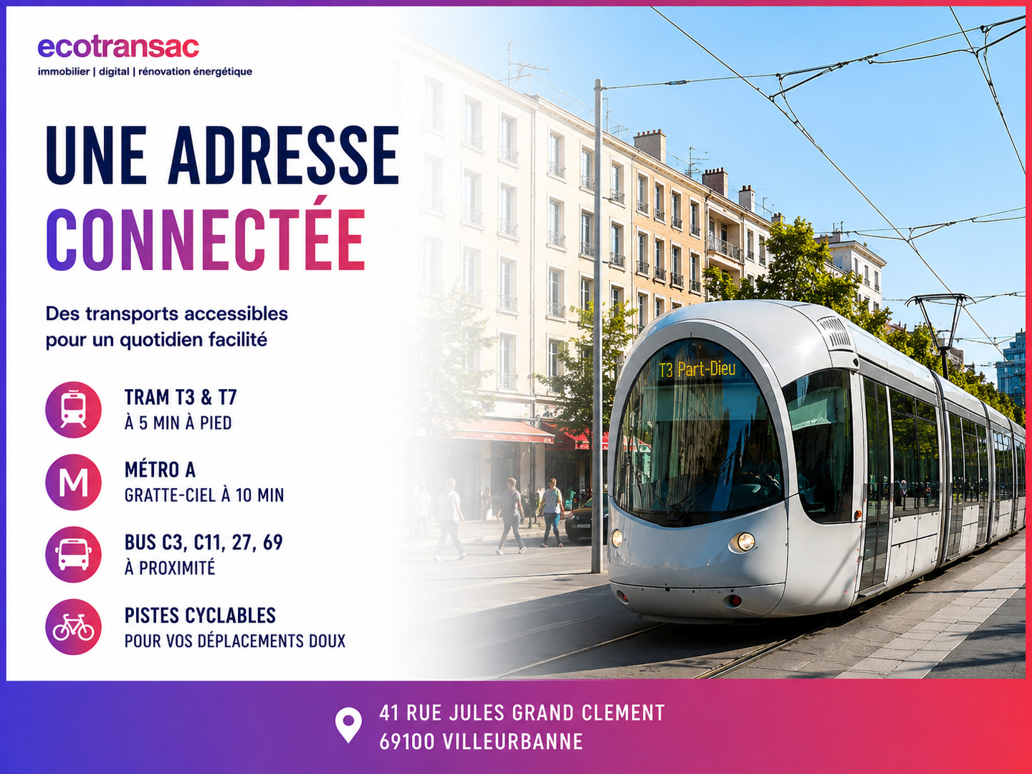 
                                                Vente
                                                 Grand Appartement lumineux et traversant - Grand Clement