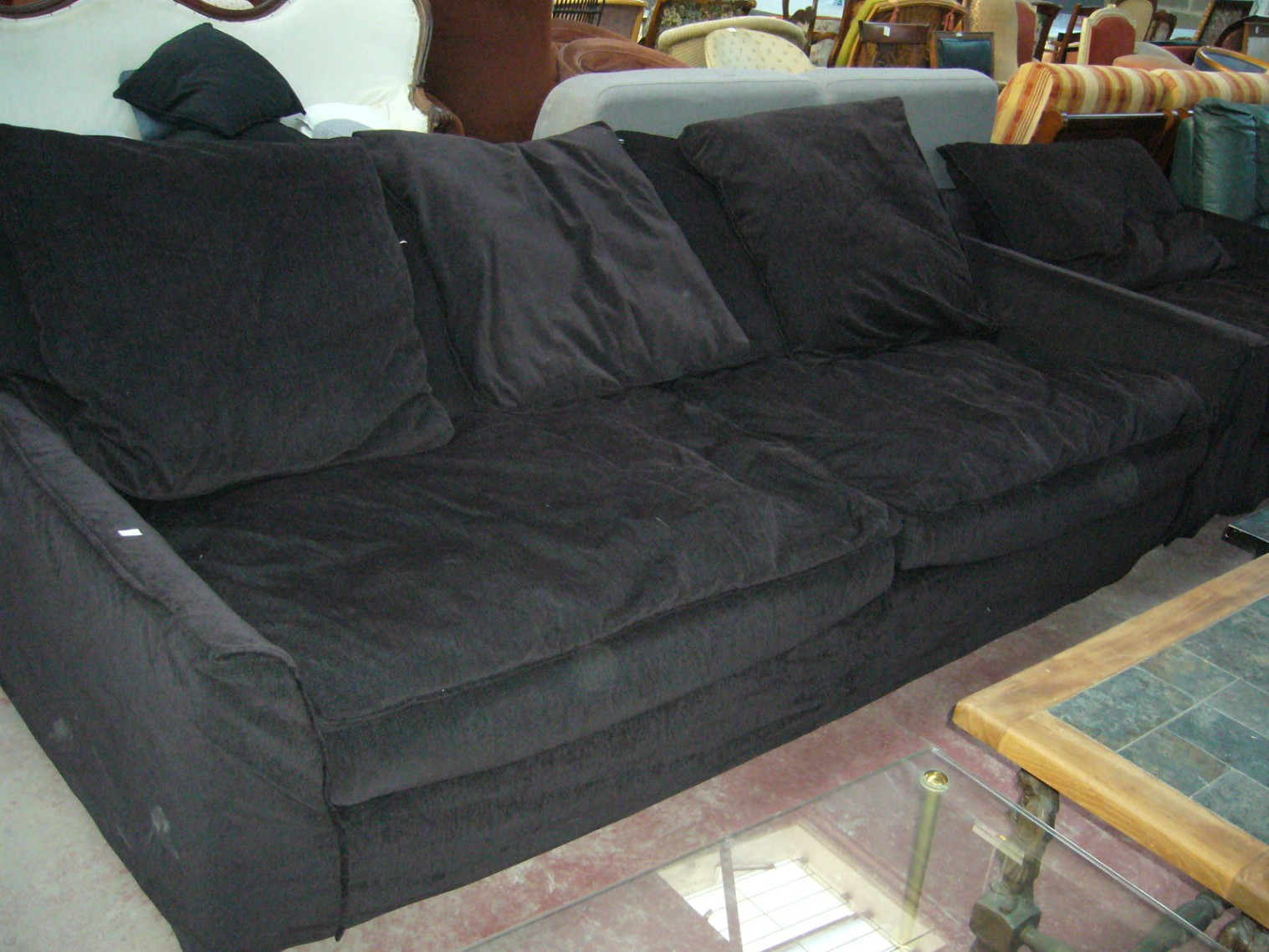 
                                                Meuble
                                                 Grand canapé/sofa avec fauteuil, promotion