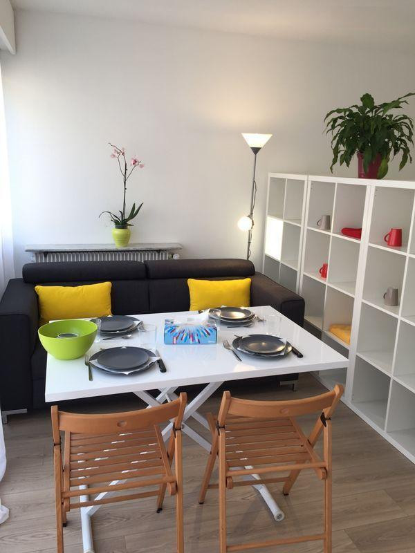 
                                                Location
                                                 Grand studio meublé 34,55 m² – lumineux, avec lit