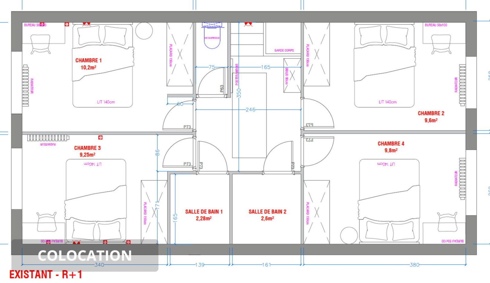 
                                                Colocation
                                                 Grande colocation neuve avec ménage Evry