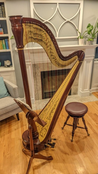 
                                                Instrument de musique
                                                 Harpe à pédales Camac Athena Concert Grand