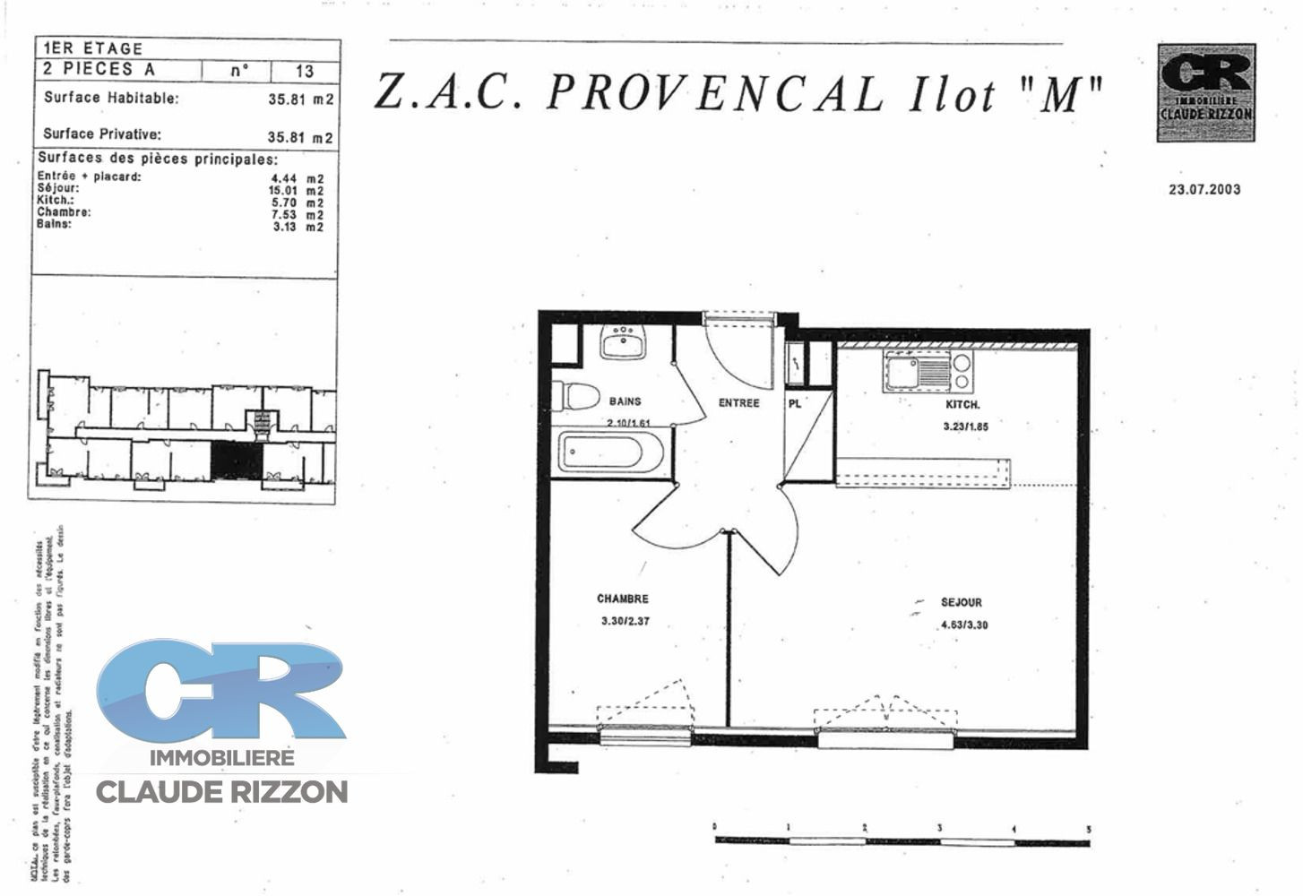 
                                                Vente
                                                 HOPITAL CENTRAL - F2A loué à vendre