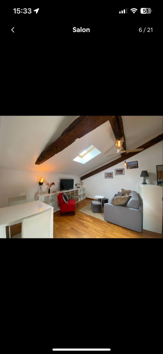 
                                                Location
                                                 Idealement Situé Place Massena, 2 Pieces meublés