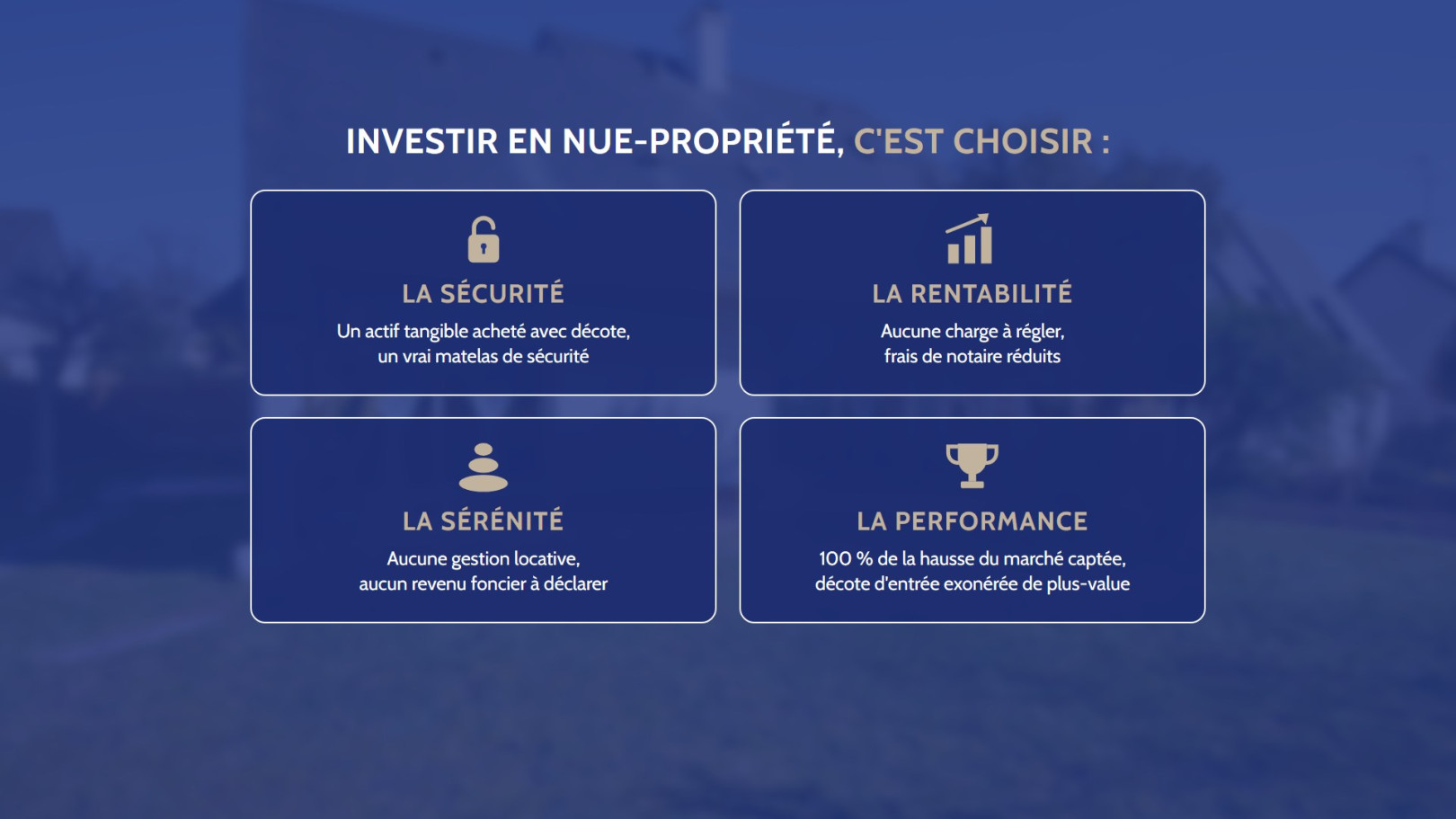 
                                                Vente
                                                 INVESTISSEMENT À BRUZ AVEC 36% DE DECÔTE