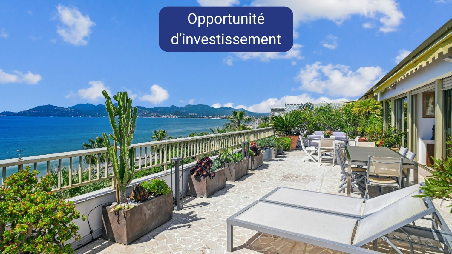 
                                                Viager
                                                 Investissement appartement occupé à Cannes