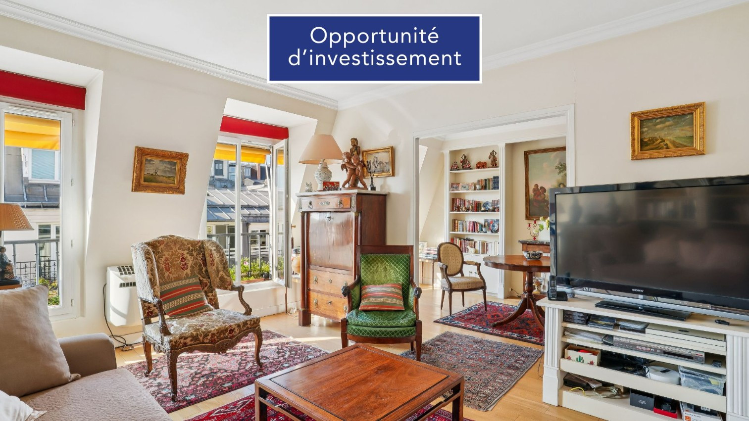 
                                                Viager
                                                 Investissement appartement occupé par femme 90 ans