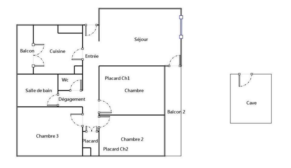 
                                                Vente
                                                 investissement colocation T4 avec balcons  9%