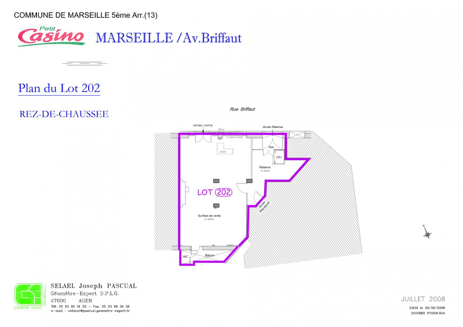 
                                                Vente
                                                 Investissement Commerce - Marseille