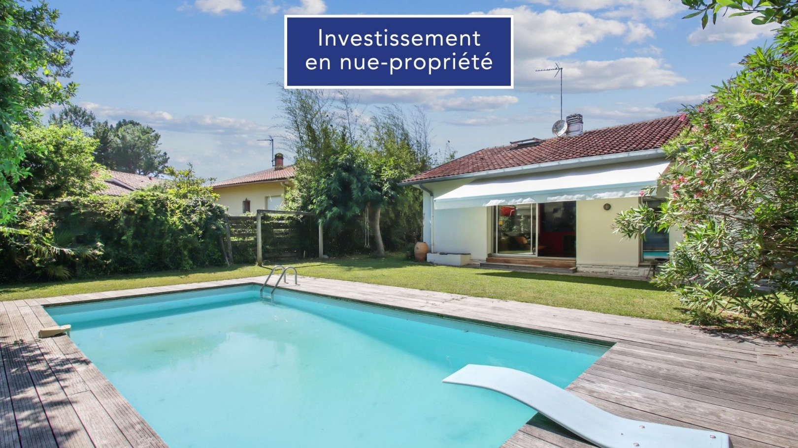 
                                                Vente
                                                 INVESTISSEMENT EN NUE-PROPRIÉTÉ À ANGLET, PROCHE GOLF CHIBERTA