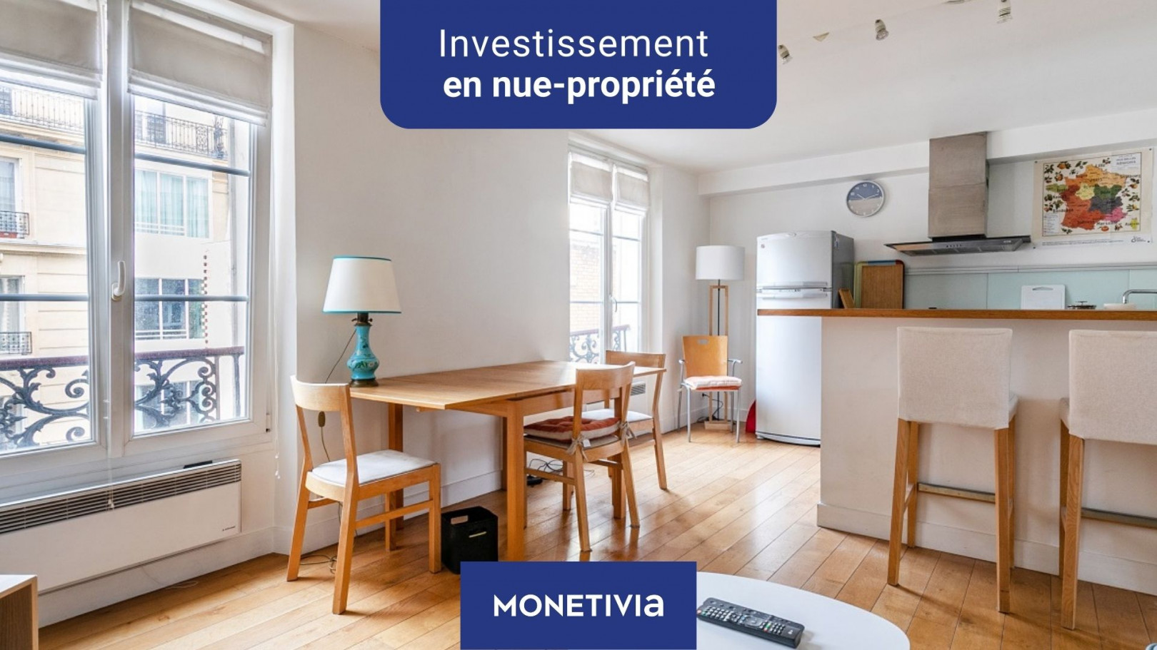 
                                                Vente
                                                 INVESTISSEMENT EN NUE-PROPRIÉTÉ À PARIS 17EME.