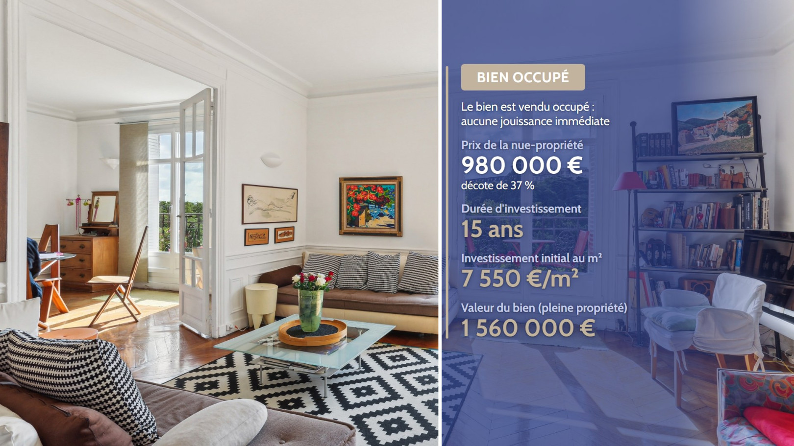 
                                                Vente
                                                 INVESTISSEMENT EN NUE-PROPRIÉTÉ À PARIS 19EME ARRONDISSEMENT