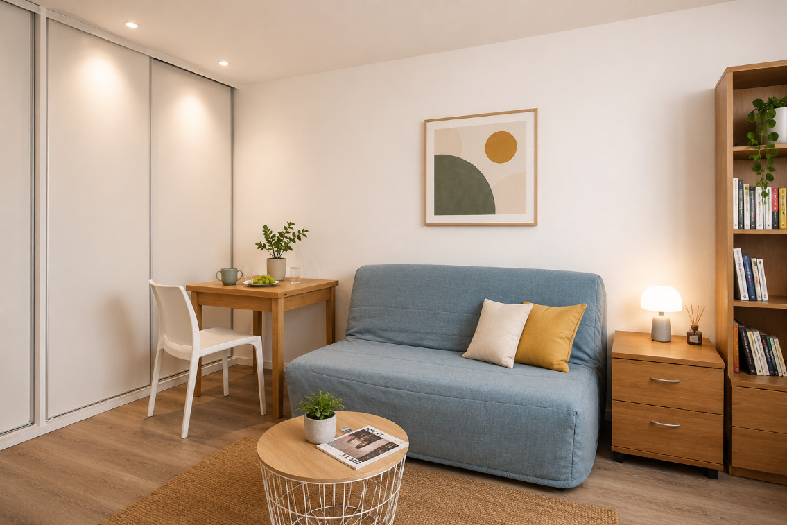 
                                                Vente
                                                 Investissement locatif - studio 6e avec balcon