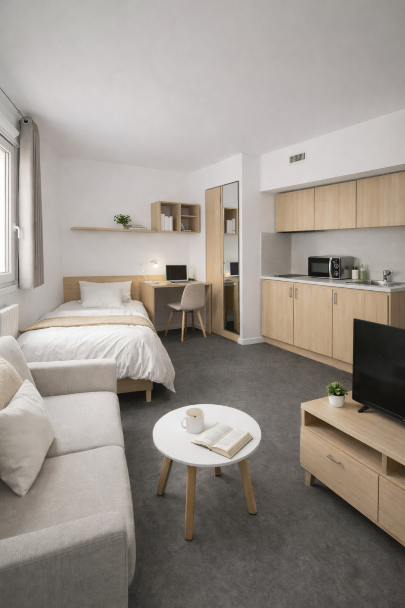 
                                                Vente
                                                 Investissement locatif - T2 meublé + parking