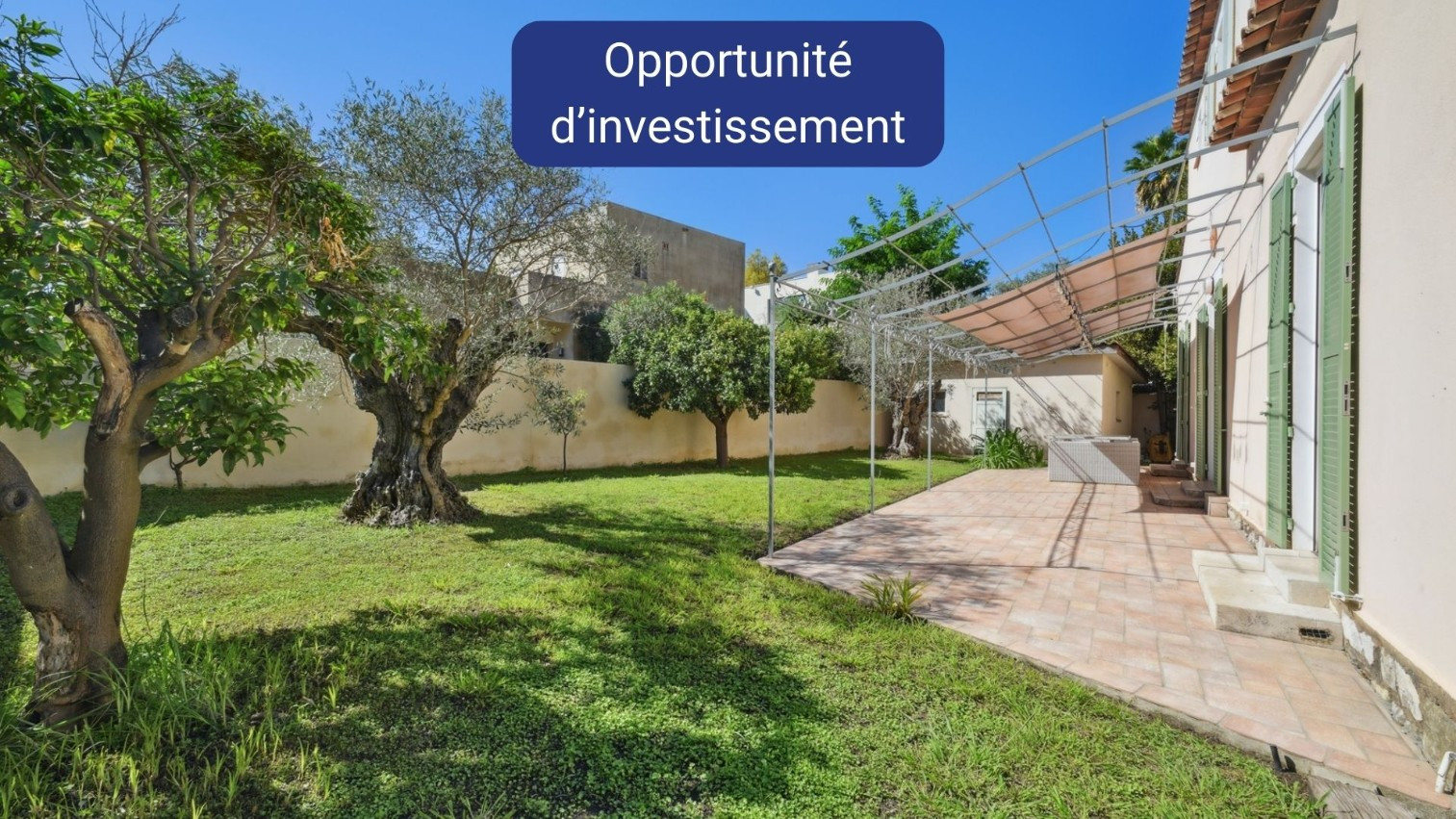 
                                                Viager
                                                 Investissement maison occupé à Antibes