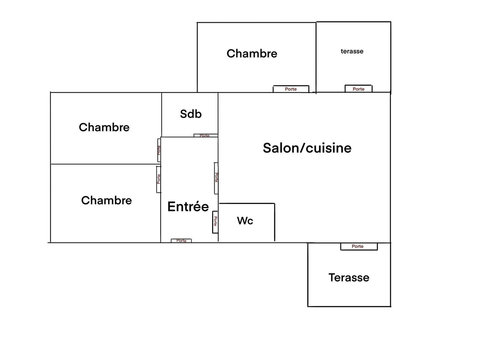 
                                                Location
                                                 Joli appartement T4 meublé 75m2