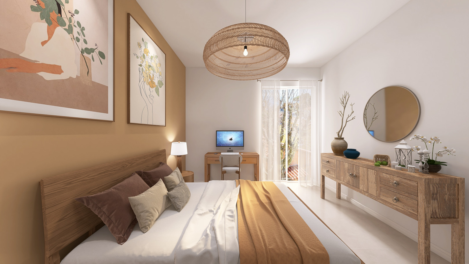 
                                                Vente
                                                 La Turbie 2 pièces neuf avant dernier étage Vue Mer