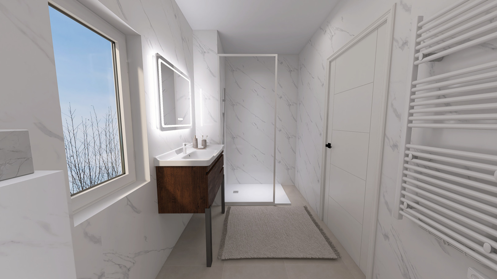 
                                                Vente
                                                 La Turbie 2 pièces neuf avant dernier étage Vue Mer