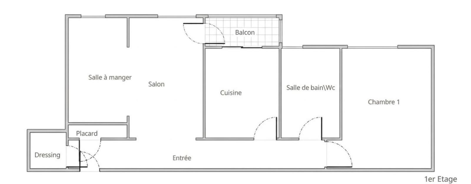 
                                                Location
                                                 Limite Neuilly, bel appartement de caractère