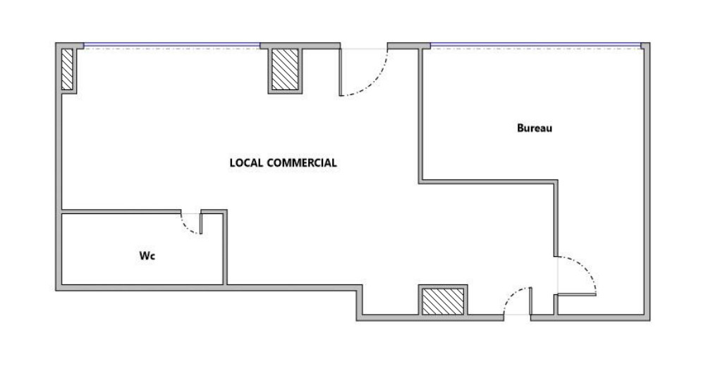 
                                                Vente
                                                 Local commercial - Vide