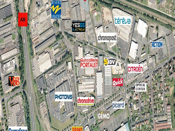 
                                                Location
                                                 Local logistique de 3 076 m² à Brive-la-Gaillarde