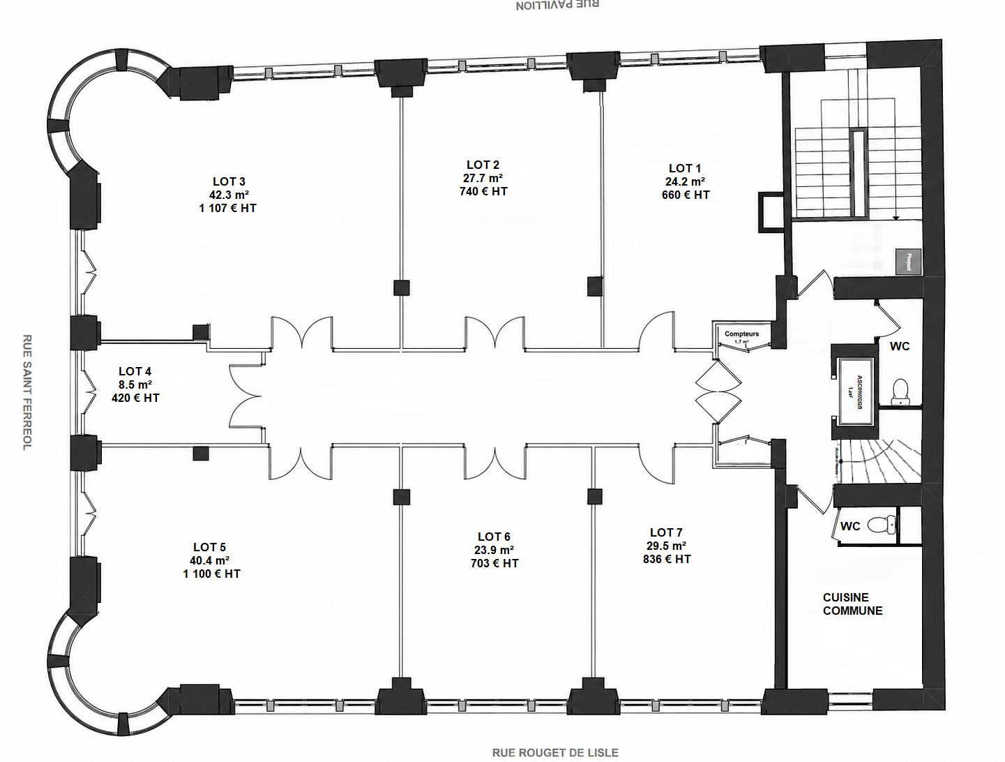 
                                                Location
                                                 Location Bureaux Marseille 13001