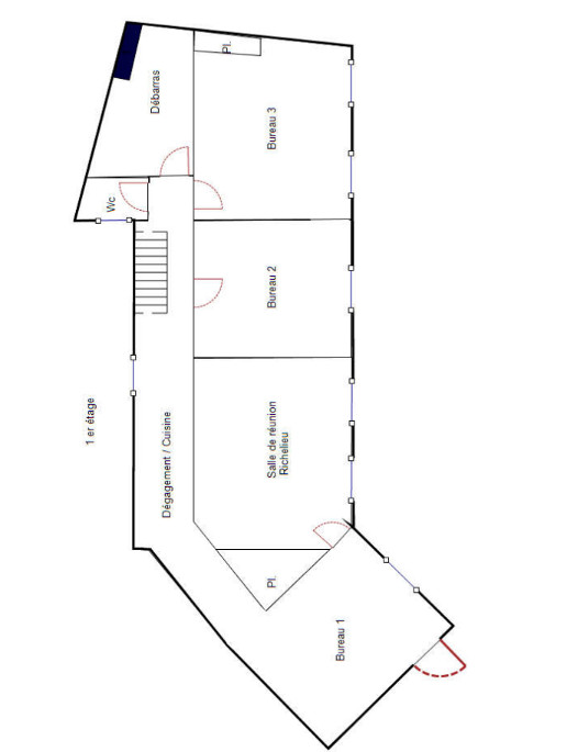 
                                                Location
                                                 Location Bureaux Paris 75001