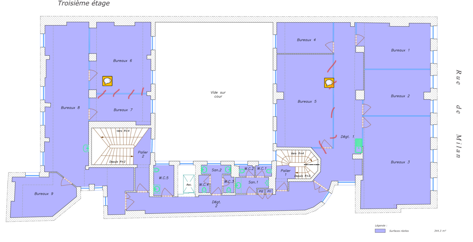 
                                                Location
                                                 Location Bureaux Paris 75009