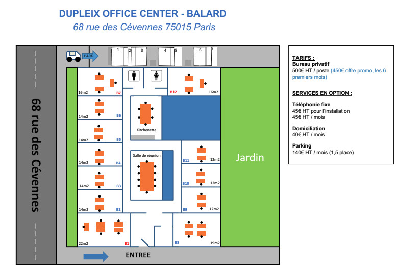 
                                                Location
                                                 Location Bureaux Paris 75015