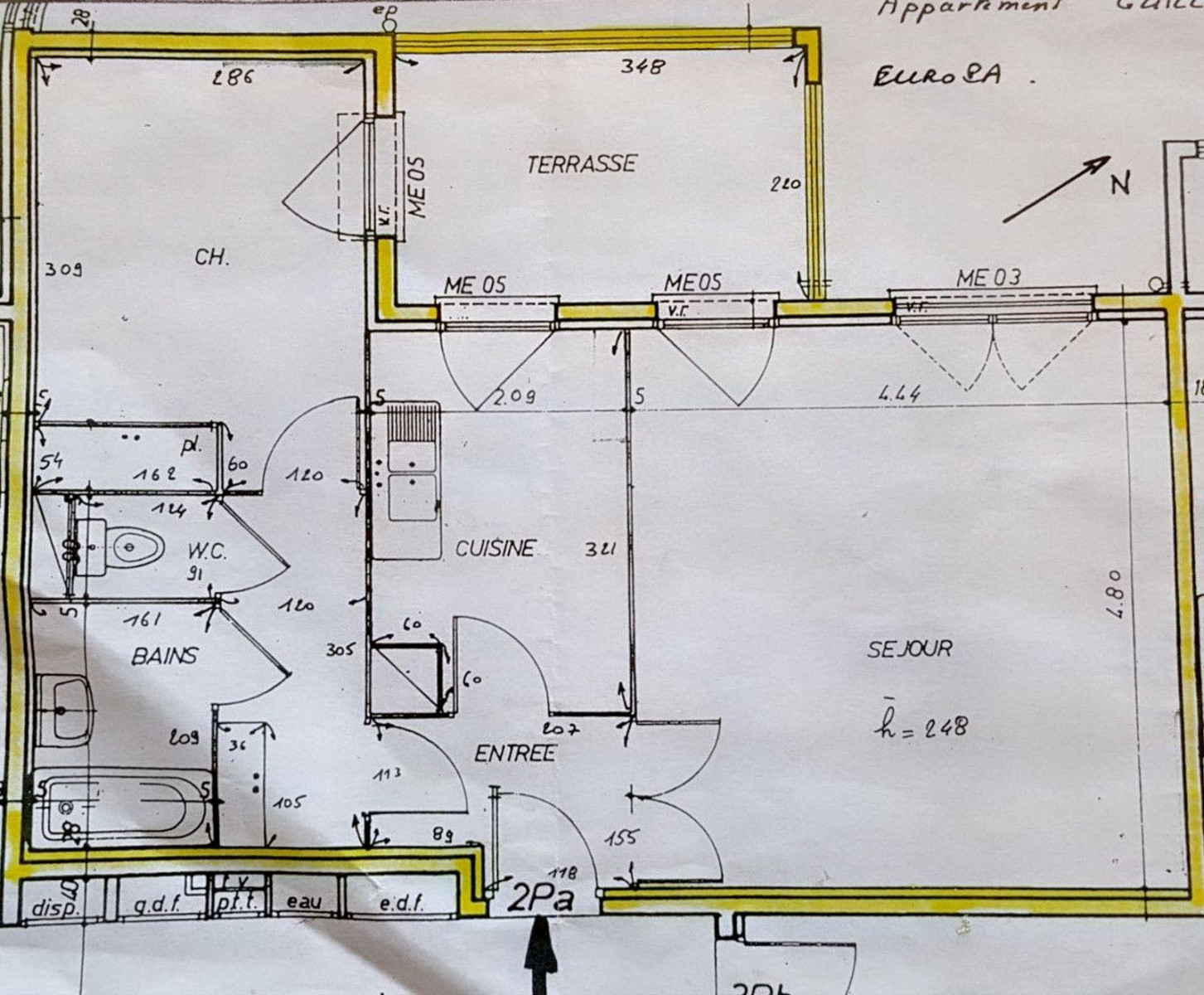 
                                                Location
                                                 Location grand appartement 3 pièces