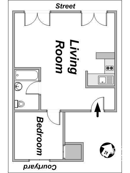 
                                                Location
                                                 Location meublée 2 pièces 37 m² Paris Petite copro