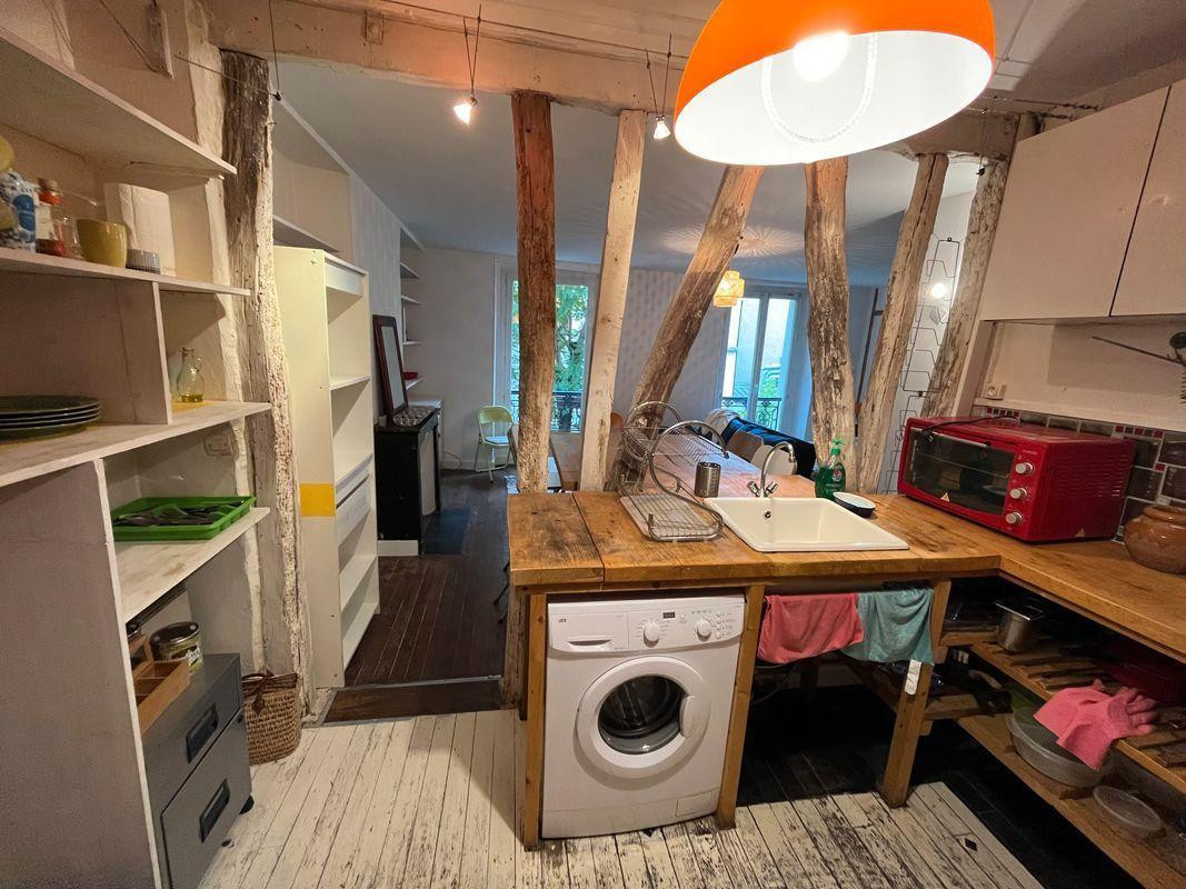 
                                                Location
                                                 Location meublée studio 35 m² Paris 18E