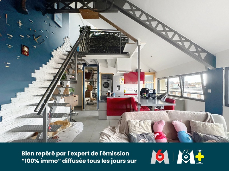 
                                                Vente
                                                 Loft de 44m2 + place de stationnement - DUNKERQUE