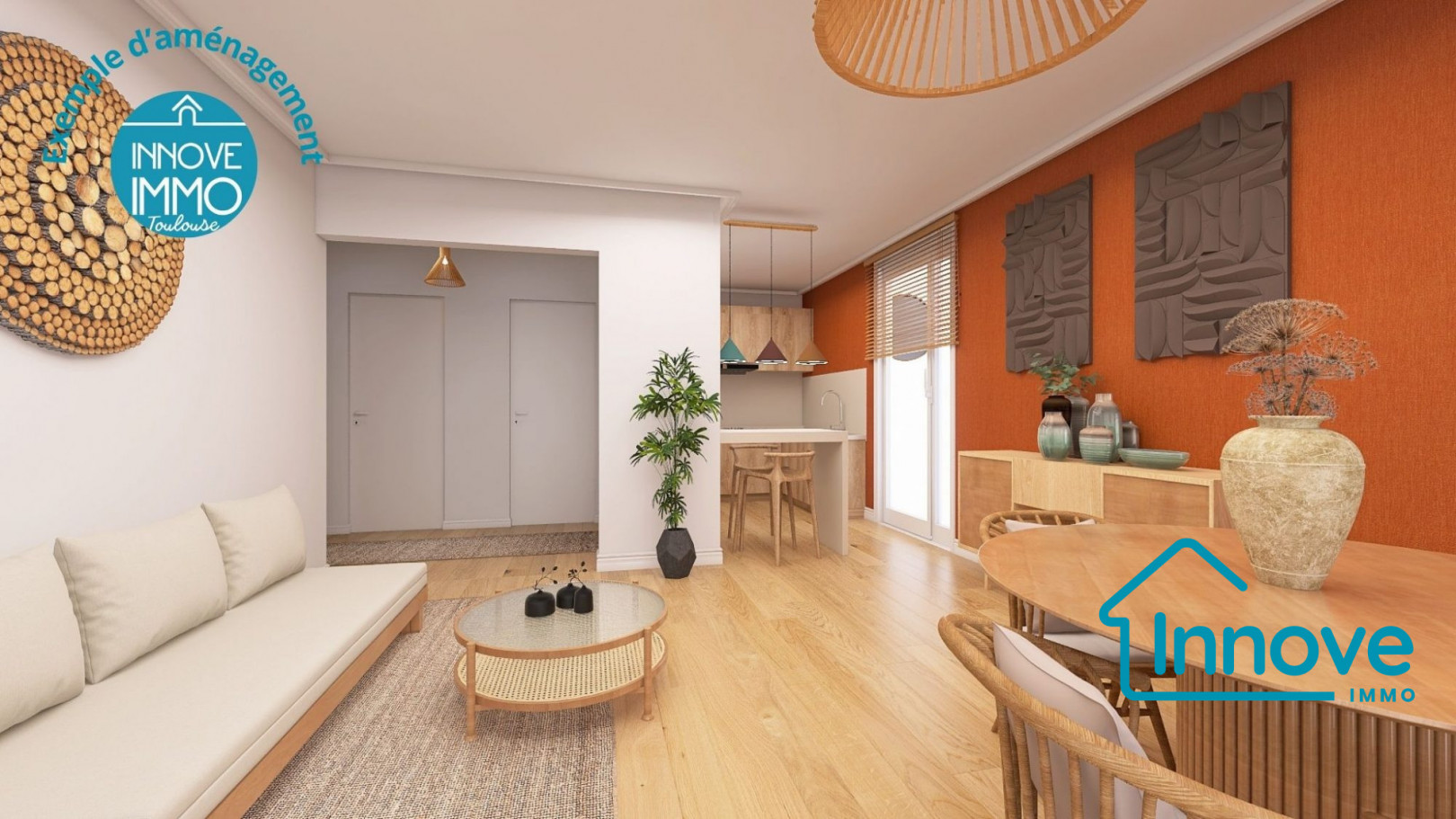 
                                                Vente
                                                 Lumineux appartement T3 avec terrasse de 64m²