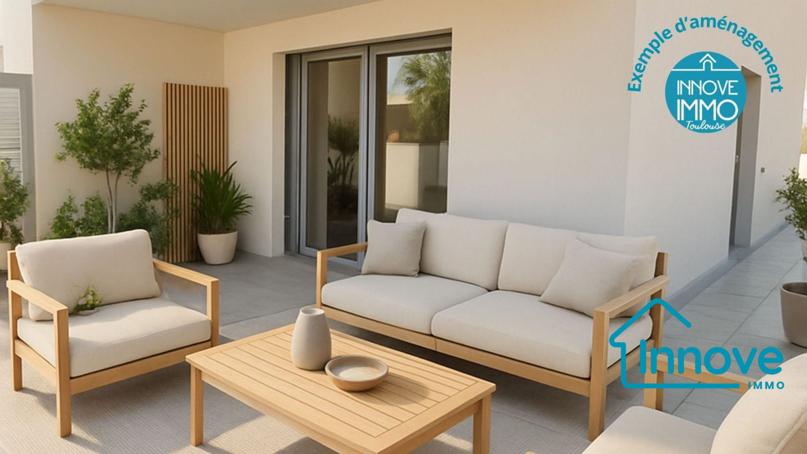 
                                                Vente
                                                 Lumineux appartement T3 avec terrasse de 64m²