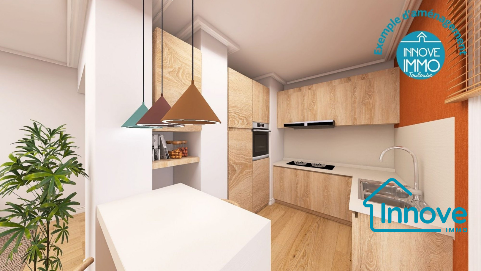 
                                                Vente
                                                 Lumineux appartement T3 avec terrasse de 64m²