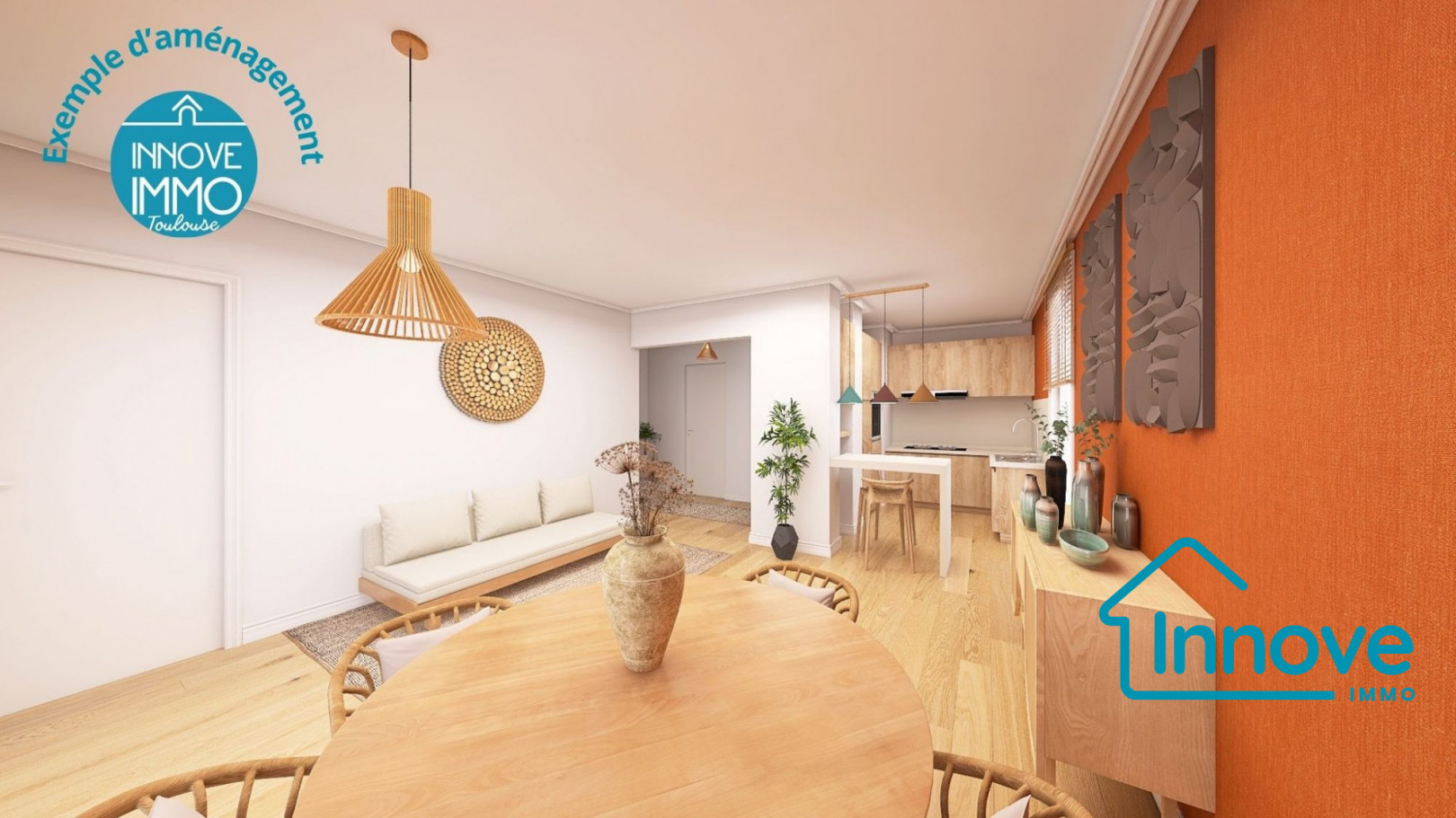 
                                                Vente
                                                 Lumineux appartement T3 avec terrasse de 64m²