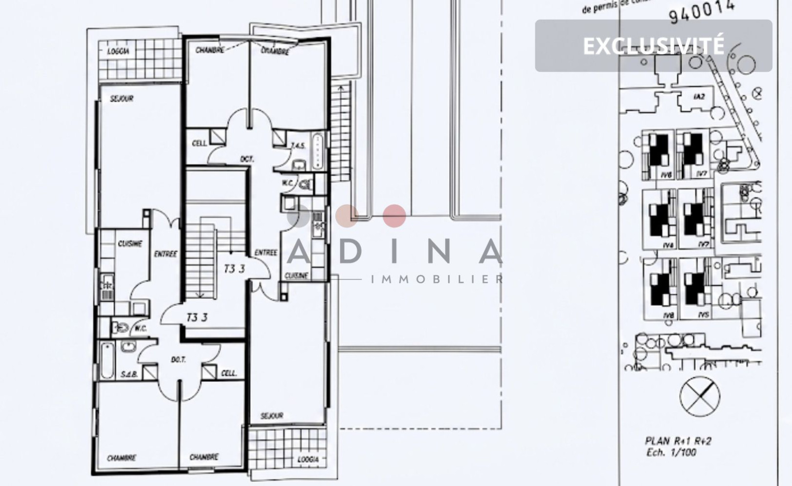 
                                                Vente
                                                 Magnifique 3 Pièces – Cité-jardin au Plessis