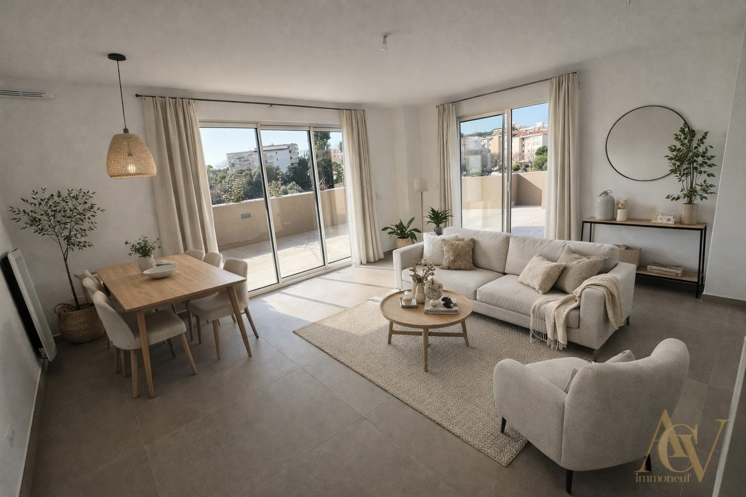 
                                                Vente
                                                 Magnifique 3 Pièces dernier étage terrasse ANTIBES